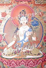 Thangka White Tara - ShanThangka